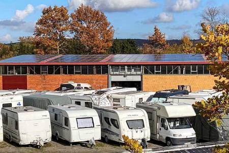 Winter-Abstellplätze Caravan