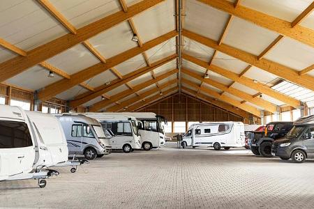 Winter-Abstellplätze Caravan