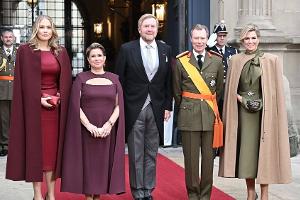 Königspaare aus Belgien und Niederlande bei Thronwechsel in Luxemburg