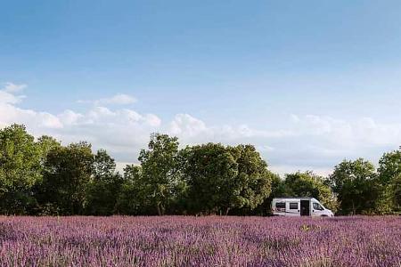 Leser auf Tour Provence