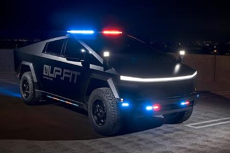 Tesla Cybertruck Polizeiauto Up.Fit Unplugged Performance