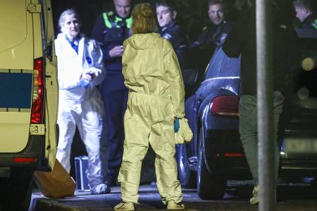 Die Spurensicherung war bis Dienstag am späteren Abend vor Ort.