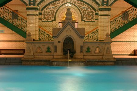 Blick ins Johannisbad in Zwickau