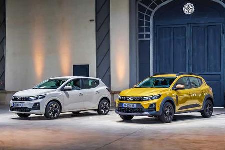 10/2025 Dacia Sandero und Stepway Facelift Modelljahr 2026