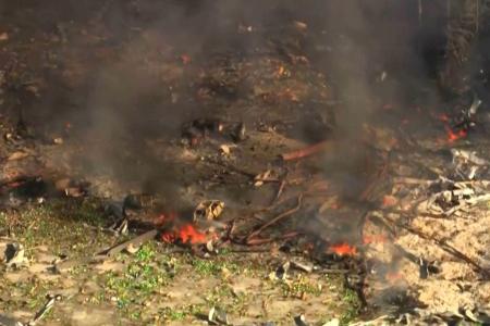 Aufnahmen vom Ort der Explosion zeigen das reinste Trümmerfeld. 