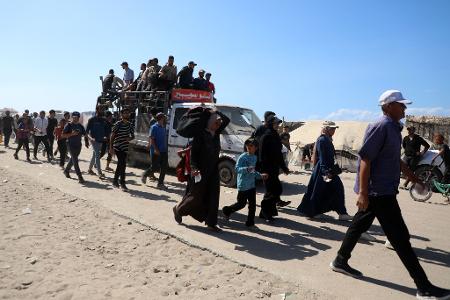 Rund 200.000 Palästinenser soll seit Beginn der Waffenruhe in Gazas Norden zurückgekehrt sein.