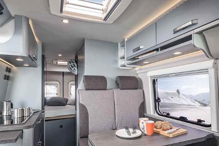 Weinsberg Innen Grau, Sitzgruppe, Ausstattung