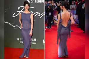 Mia Goth begeistert im Naked Dress mit spektakulärem Rückenausschnitt