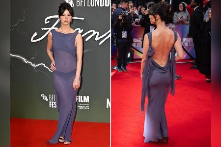 Mia Goth begeistert im Naked Dress mit spektakulärem Rückenausschnitt