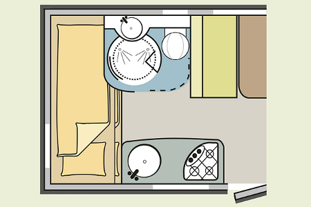 Grundriss Auswahl Wohnmobile