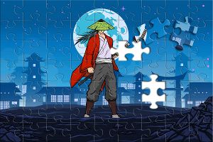Puzzle: Samurai-Krieger