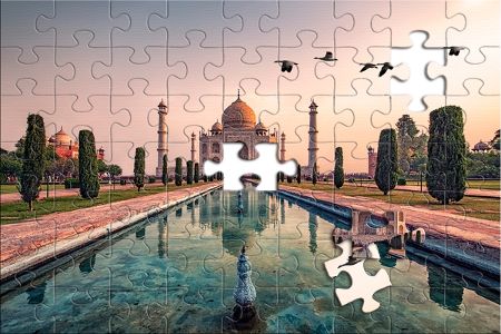 Puzzle: Das Taj Mahal