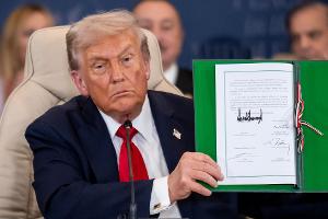 US-Präsident Trump zeigt ein gewisses Verständnis dafür, dass die Hamas im Gazastreifen Gegner hinrichtet. (Archivbild)