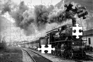 Puzzle: Dampflokomotive