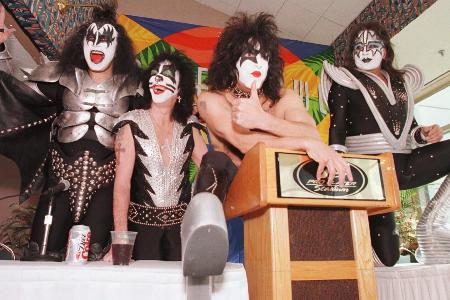 Die Rock-Band Kiss wurde 1973 in New York gegründet. (Archivbild)