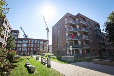 Neubau von Wohnungen in Hamburg: Jetzt soll mehr Tempo in den Bau. (Archivfoto)