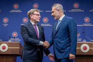 Wadephul sagte, er stelle immer wieder fest, dass es sehr viel übereinstimmende Interessen mit der Türkei gebe.