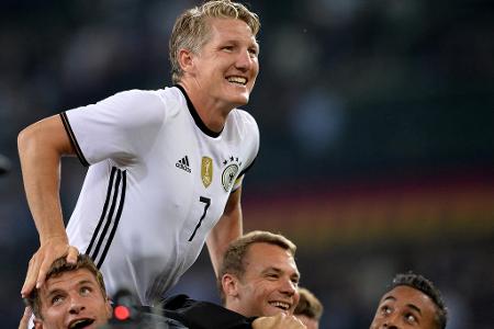 Platz 6: Bastian Schweinsteiger - 121 Einsätze