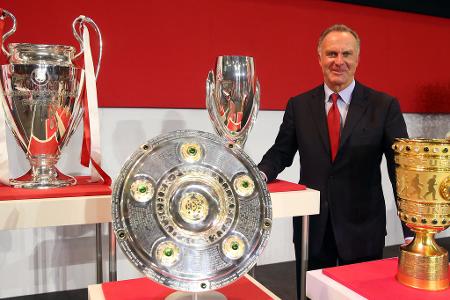 Größter Erfolg als Funktionär - Im Juni 2013 ist er als Funktionär auf Wolke sieben: Meisterschaft, Pokal, Champions League - der FC Bayern gewinnt das historisch erste Triple einer deutschen Mannschaft. 2020 wiederholen die Münchner das Kunststück.