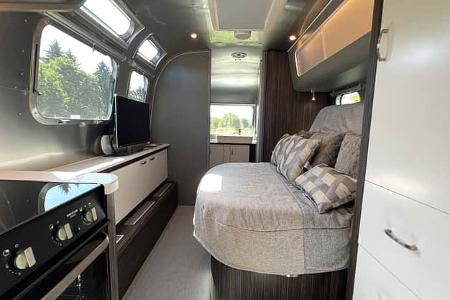 Airstream Ib 25 Bett hochgefahren