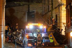 Die historische Standseilbahn "Elevador da Gloria" ist am 3. September in Lissabon bergab entgleist und gegen eine Hauswand gekracht. (Archivbild)