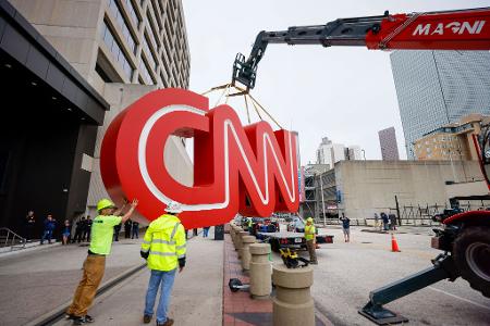 Zu Warner Bros. Discovery gehört auch der Nachrichtensender CNN. (Archivbild)