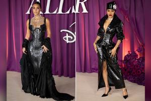 Kim Kardashian und Teyana Taylor im düsteren Partnerlook