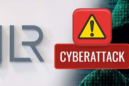Jaguar Land Rover Logo Cyberattacke