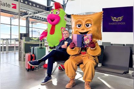 Zwei neue Masken: Quietsch und Rave-ioli bei 