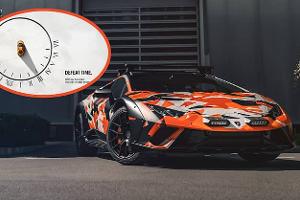 Lamborghini Huracan Sterrato All-Terrain eingeklinkt Defeat Time Kampagne