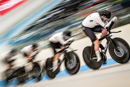 Bahnrad-WM: Frauen-Vierer fährt um Gold