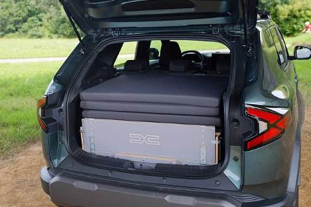 Eingeklappt, Dacia, Duster, Sleep Pack, Camping, Auto