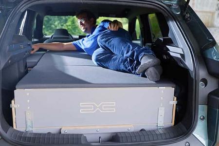 Liegen vorne, Dacia, Duster, Sleep Pack, Camping, Auto