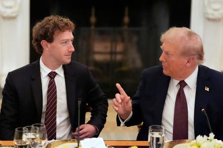 Zuckerberg dürfte sich auch Unterstützung von US-Präsident Donald Trump erhoffen. (Archivbild)