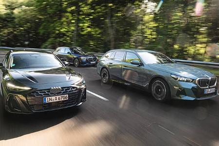 Audi A6 Avant, BMW 5 Touring, Mercedes E-Klasse T