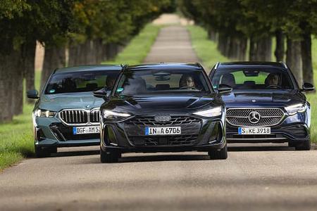 Audi A6 Avant, BMW 5 Touring, Mercedes E-Klasse T