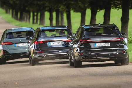 Audi A6 Avant, BMW 5 Touring, Mercedes E-Klasse T
