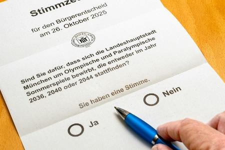 Olympia-Wahl in München: 33,7 Prozent Briefwähler
