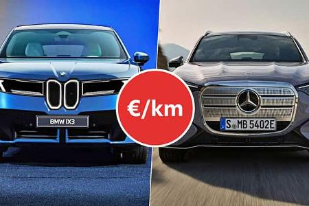 BMW ix3 / Mercdes GLC € pro km