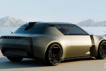 Skoda 1000 MBX Designstudie auf historischer Basis