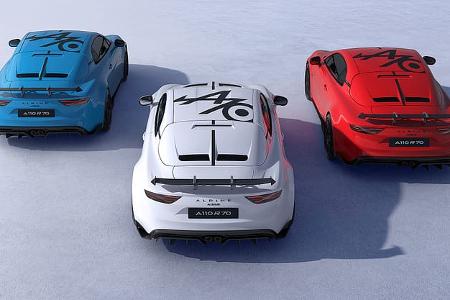 Alpine A110 R 70 Sportwagen Sondermodell