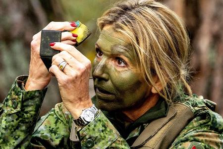 Königin Máxima: In Camouflage kaum wiederzuerkennen