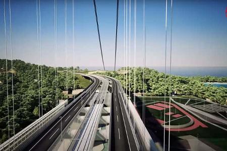 BrŸcke Ÿber Stra§e von Messina