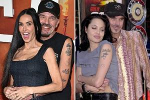 Billy Bob Thornton stellt mit Demi Moore ikonische Pose nach