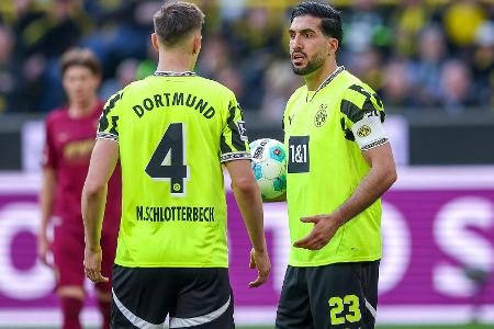 Dortmund in Augsburg ohne Schlotterbeck - Can dabei