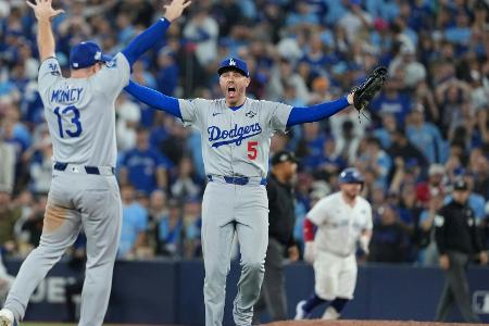 Drama in Spiel sieben: Dodgers verteidigen MLB-Titel