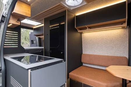 Innenraum, Küchenzeile, Sitzbank