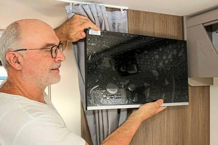 Ausrichten, Camping, Fernseher, Zubehör