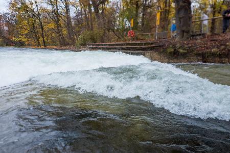 Rauschendes Wasser - aber keine Surfwelle. 