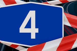 Autobahn A4 Sperrung